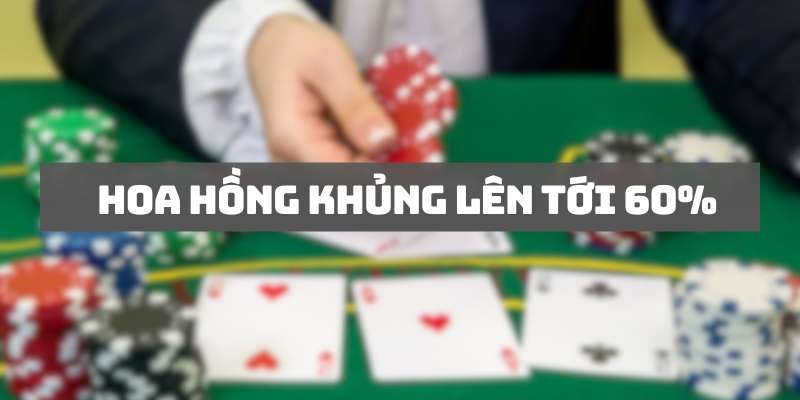 Đãi ngộ mức hoa hồng khủng của đại lý Xin88